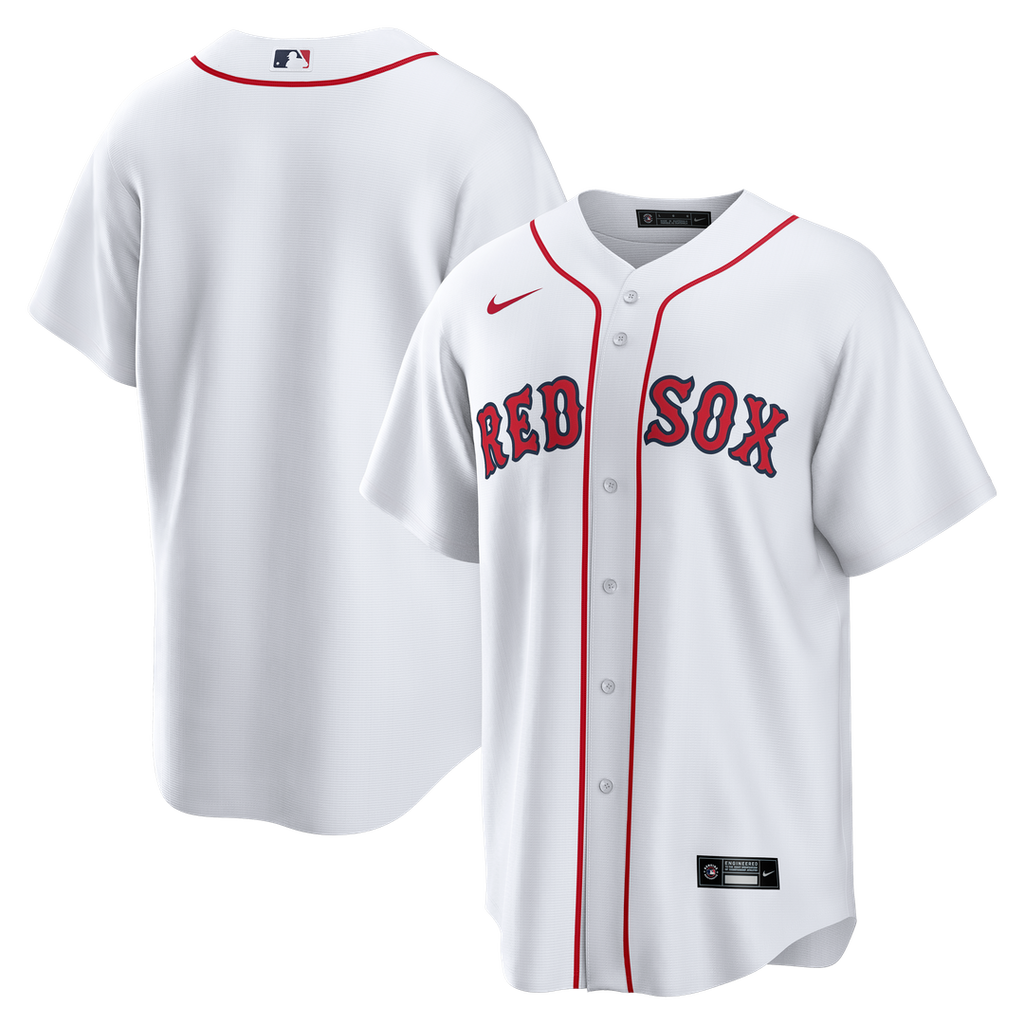 Boston Red Sox Nike White Home Big & Tall Replica Jersey
