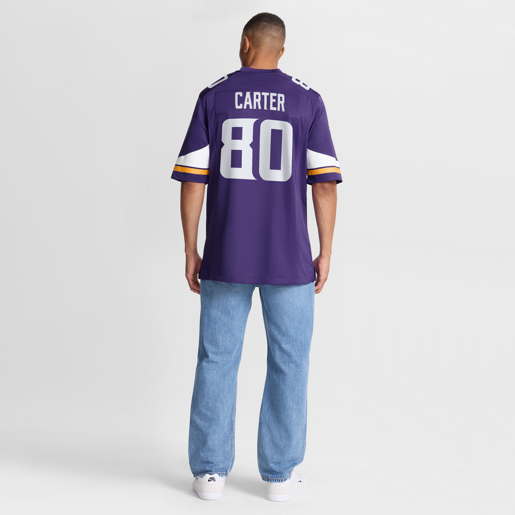 Minnesota Vikings Cris Carter Nike Purple Game Retired Player Jersey
