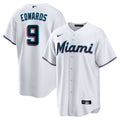 Miami Marlins Xavier Edwards Nike White Home Replica Jersey
