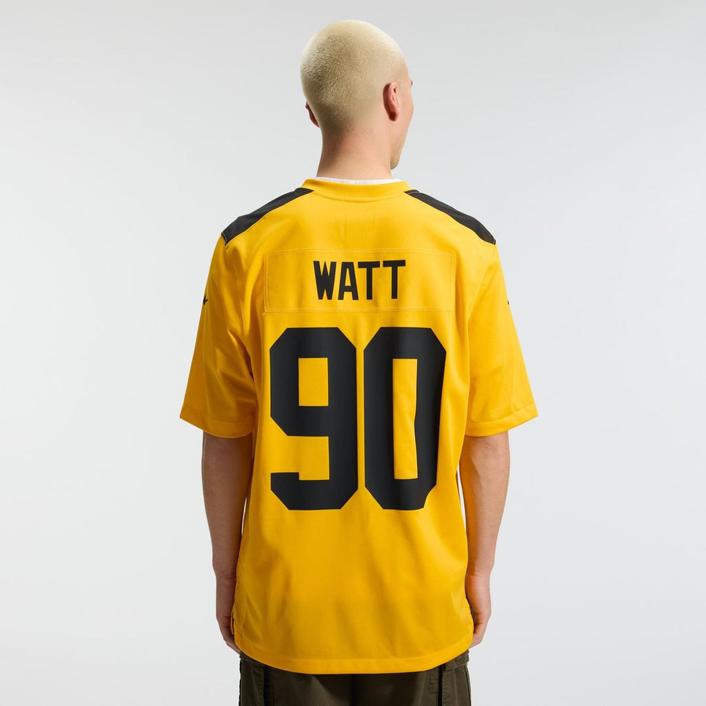 Pittsburgh Steelers T.J. Watt Nike Gold Alternate 1933 Throwback Game Jersey