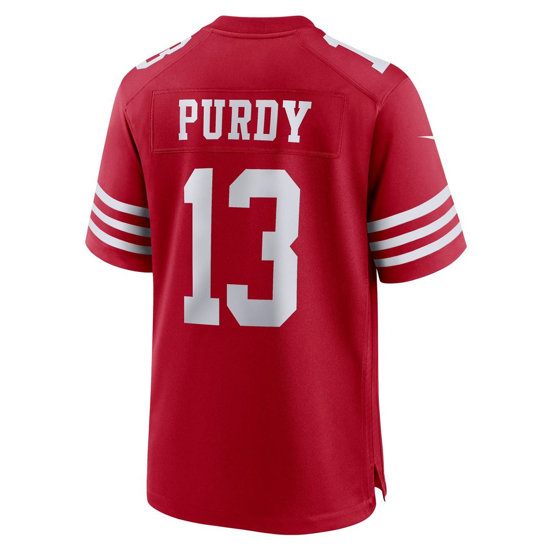 San Francisco 49ers Brock Purdy Nike White Game Player Jersey