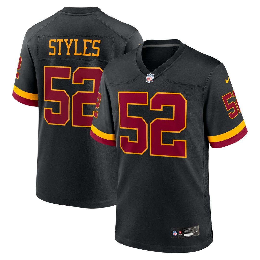 Washington Commanders Sonny Styles Nike Burgundy Team Game Jersey