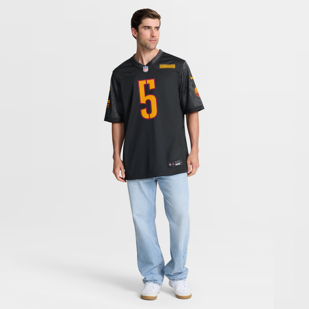 Washington Commanders Jayden Daniels Nike White Player Game Jersey