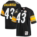 Pittsburgh Steelers 2007 Troy Polamalu Mitchell & Ness Black Authentic Throwback Retired Player Jersey