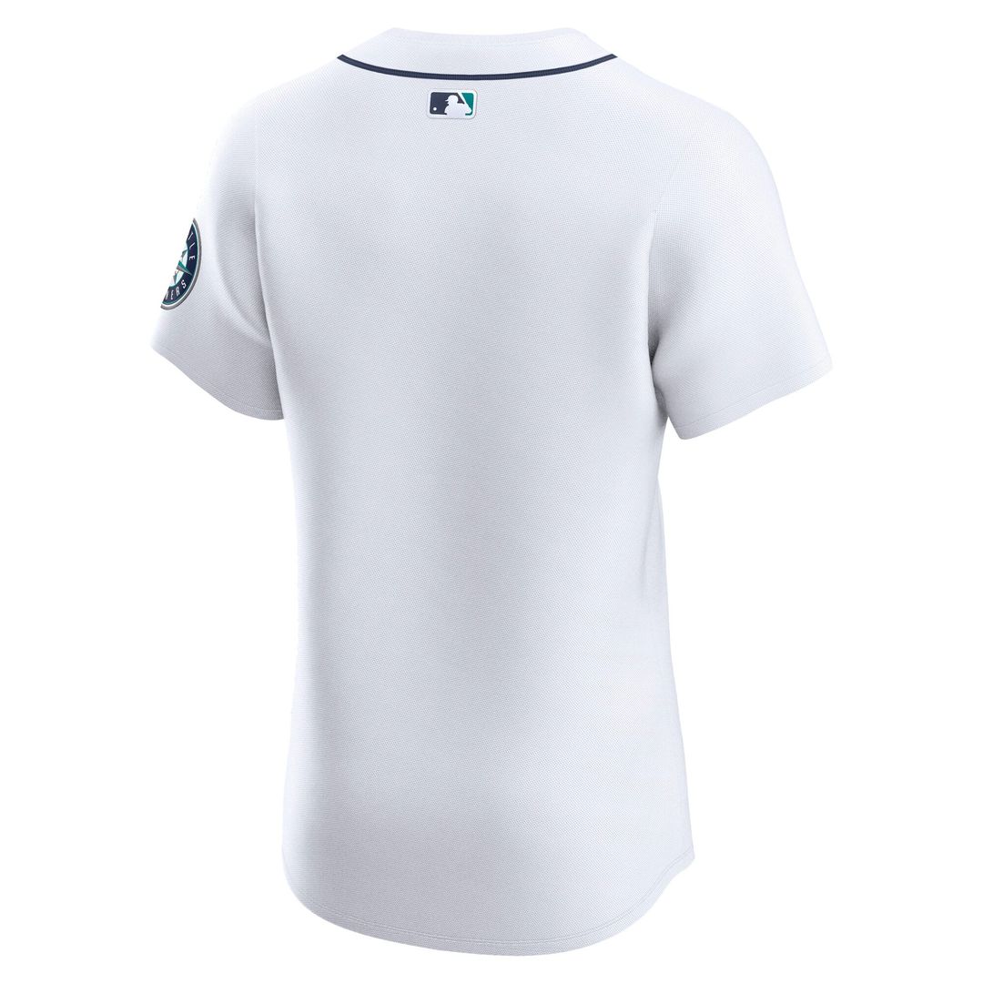 Seattle Mariners Nike White Home Elite Jersey