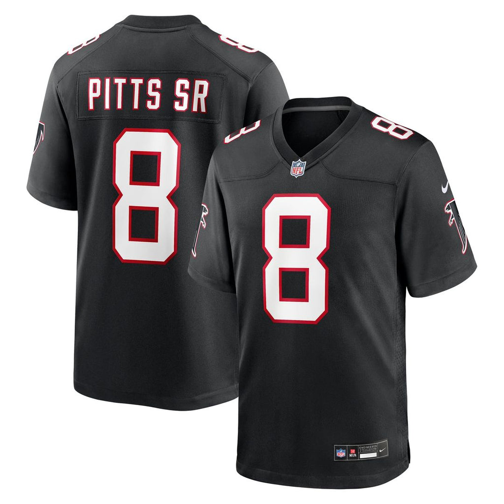 Atlanta Falcons Kyle Pitts Sr. Nike Black Alternate Game Jersey