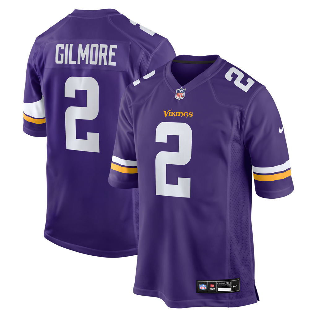 Minnesota Vikings Stephon Gilmore Nike Purple Game Jersey