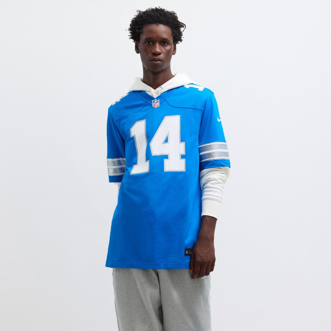 Detroit Lions Amon-Ra St. Brown Nike Black 2nd Alternate Game Jersey