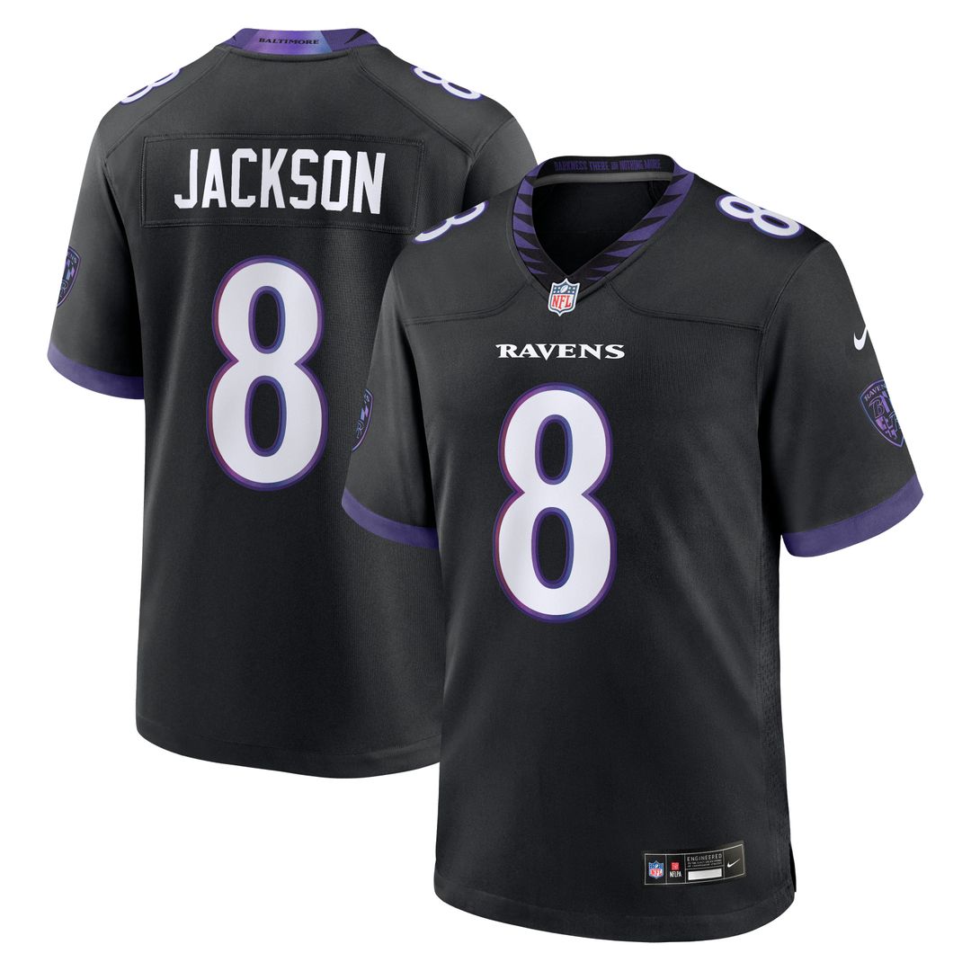 Baltimore Ravens Lamar Jackson Nike Purple Alternate Game Jersey
