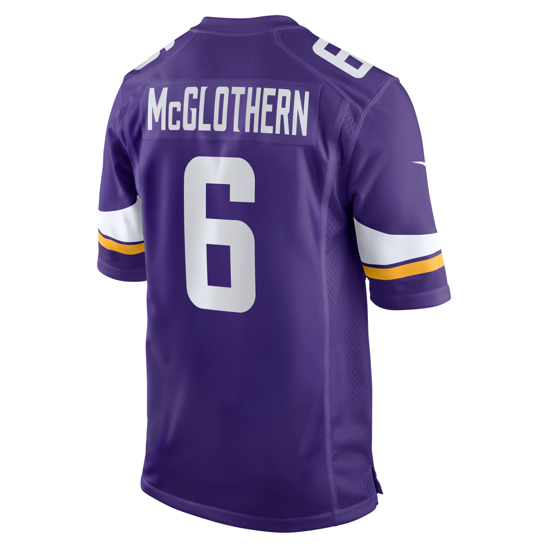 Minnesota Vikings Dwight McGlothern Nike Purple Team Game Jersey