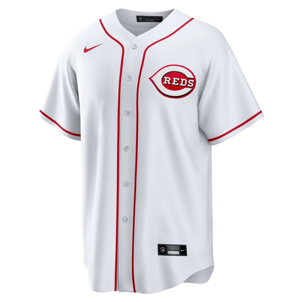 Cincinnati Reds Spencer Steer Nike White Home Replica Jersey