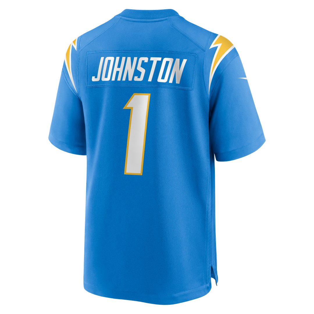 Los Angeles Chargers Quentin Johnston Nike Powder Blue Game Player Jersey