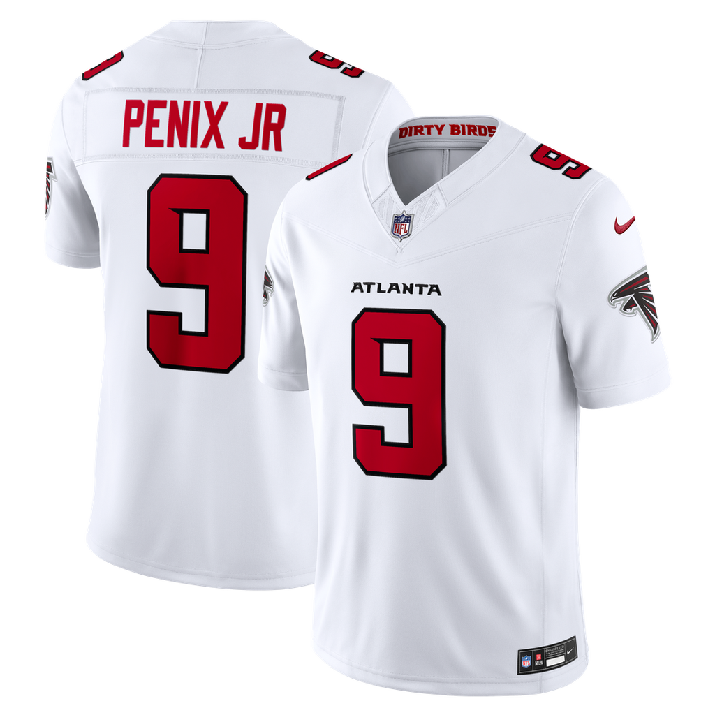 Atlanta Falcons Michael Penix Jr. Nike White Vapor F.U.S.E. Stitched Limited Jersey