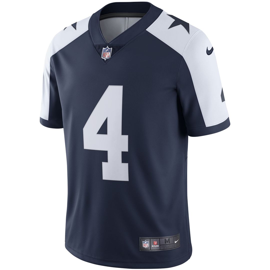 Dallas Cowboys Dak Prescott Nike White Vapor Limited Player Jersey