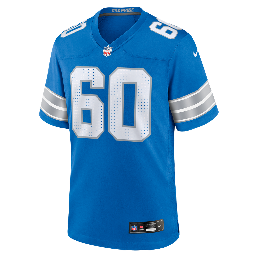 Detroit Lions Graham Glasgow Nike Blue Team Game Jersey
