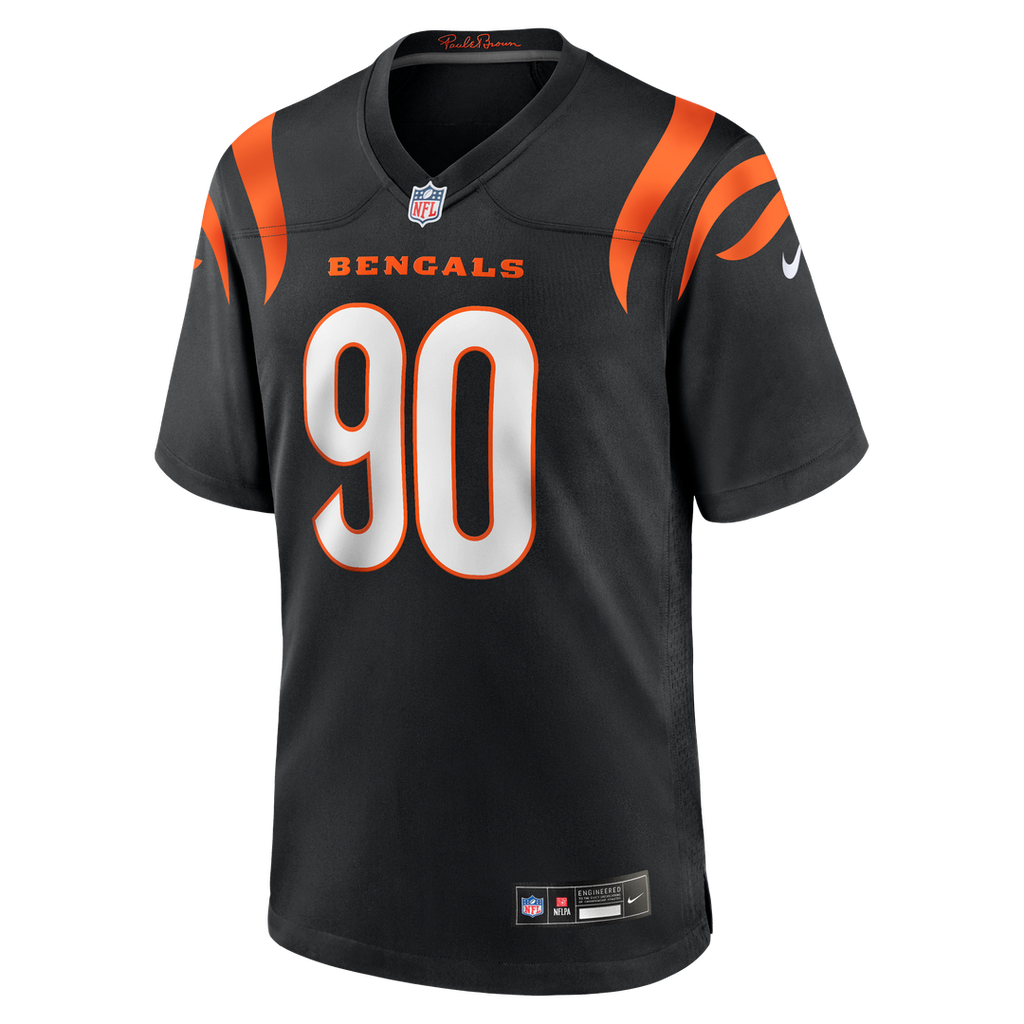 Cincinnati Bengals Kris Jenkins Jr. Nike Black Game Jersey
