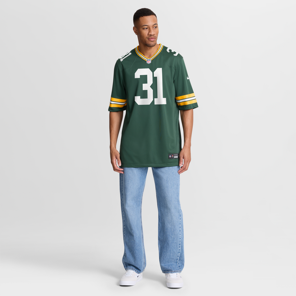 Green Bay Packers Nick Niemann Nike Green Team Game Jersey