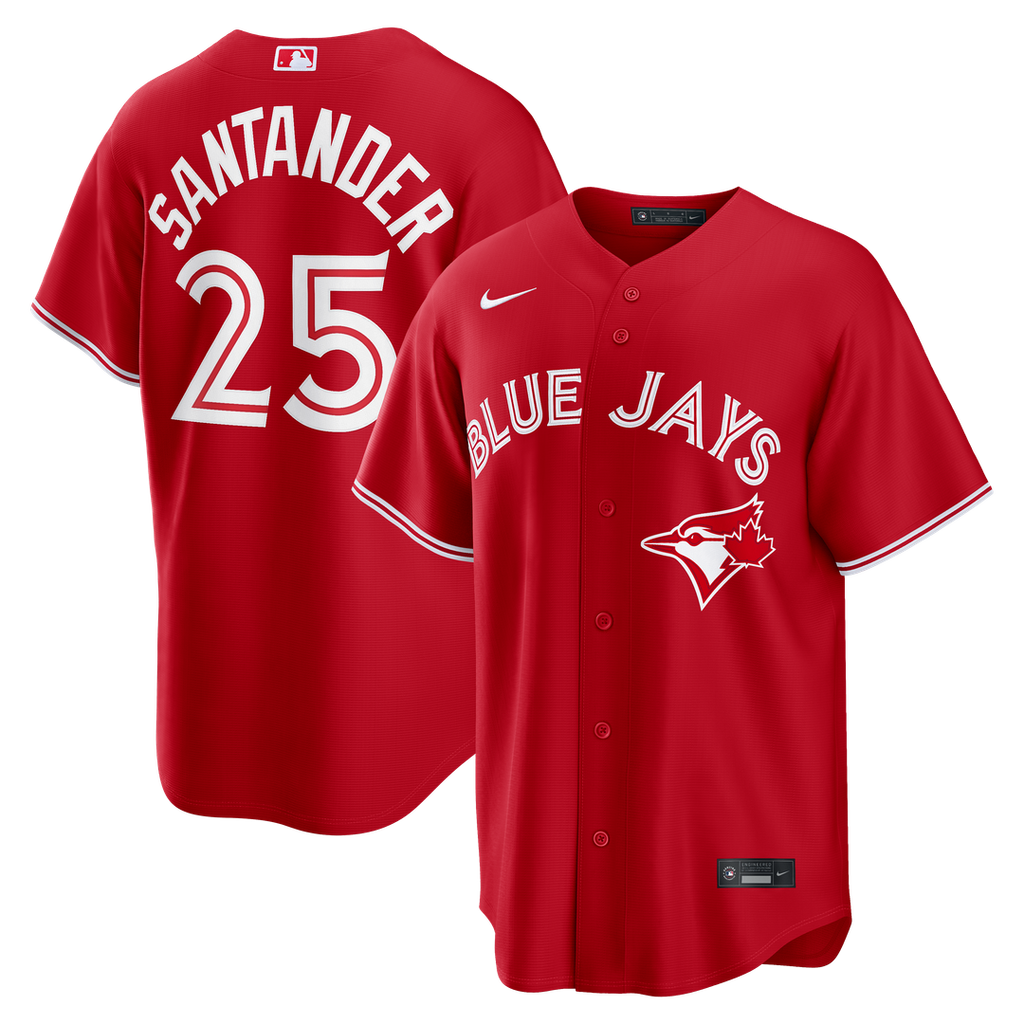 Toronto Blue Jays Anthony Santander Nike Red Canada Day Replica Jersey