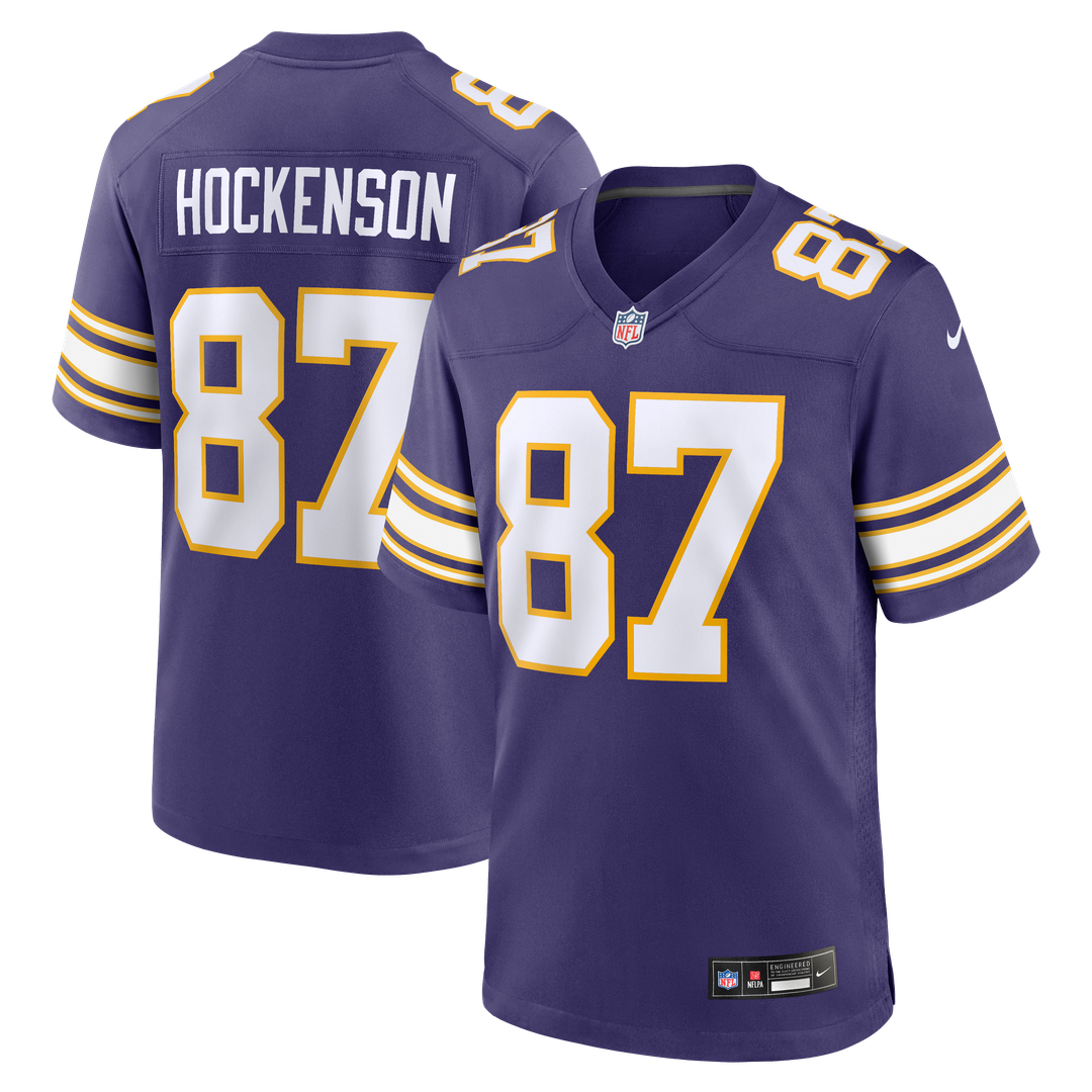 Minnesota Vikings T.J. Hockenson Nike Purple Classic Player Game Jersey