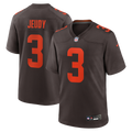 Cleveland Browns Jerry Jeudy Nike Brown Alpha Dawg Game Jersey