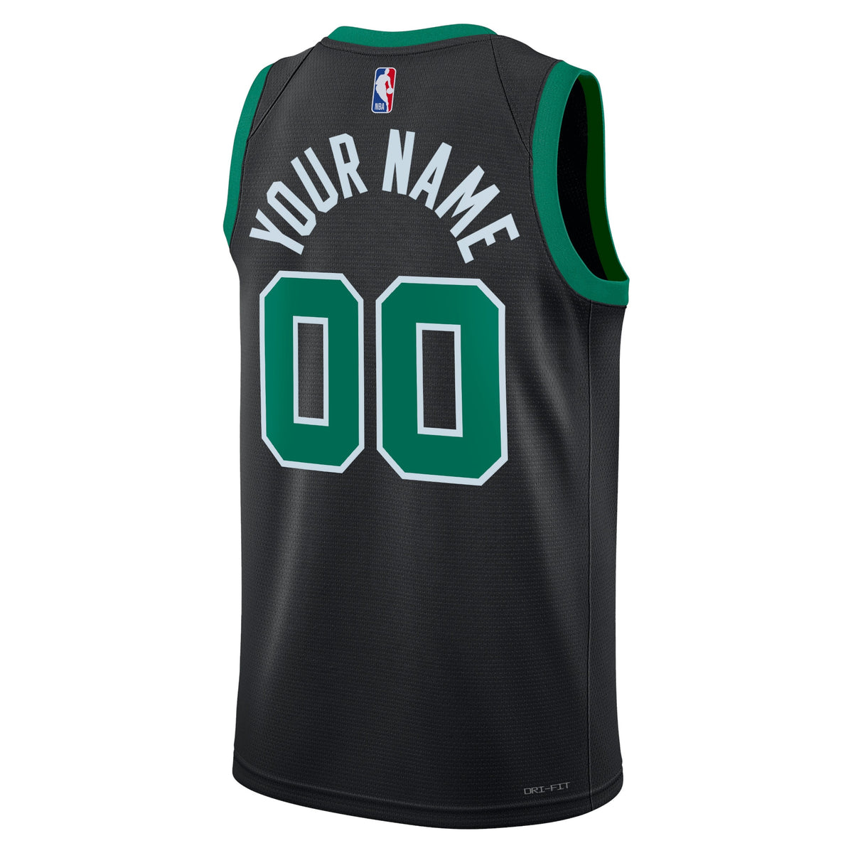Boston Celtics Jordan Brand Statement Edition Swingman Jersey - Black - Custom - Unisex