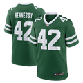 New York Jets Thomas Hennessy Nike Legacy Green Team Game Jersey