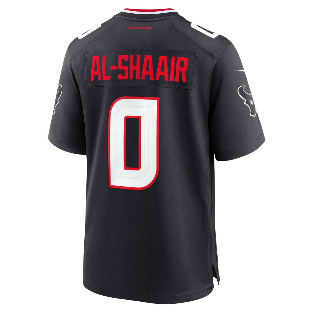 Houston Texans Azeez Al-Shaair Nike Red Alternate Game Jersey
