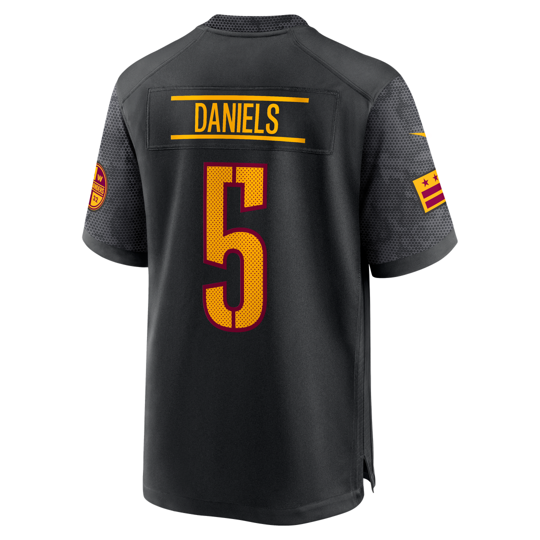 Washington Commanders Jayden Daniels Nike White Player Game Jersey