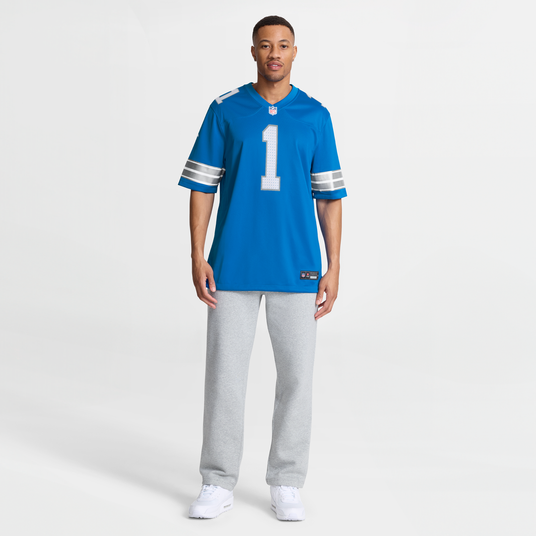 Detroit Lions Jameson Williams Nike Blue Game Player Jersey