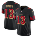 San Francisco 49ers Brock Purdy Nike Black Rivalries Collection Stitched Limited Jersey