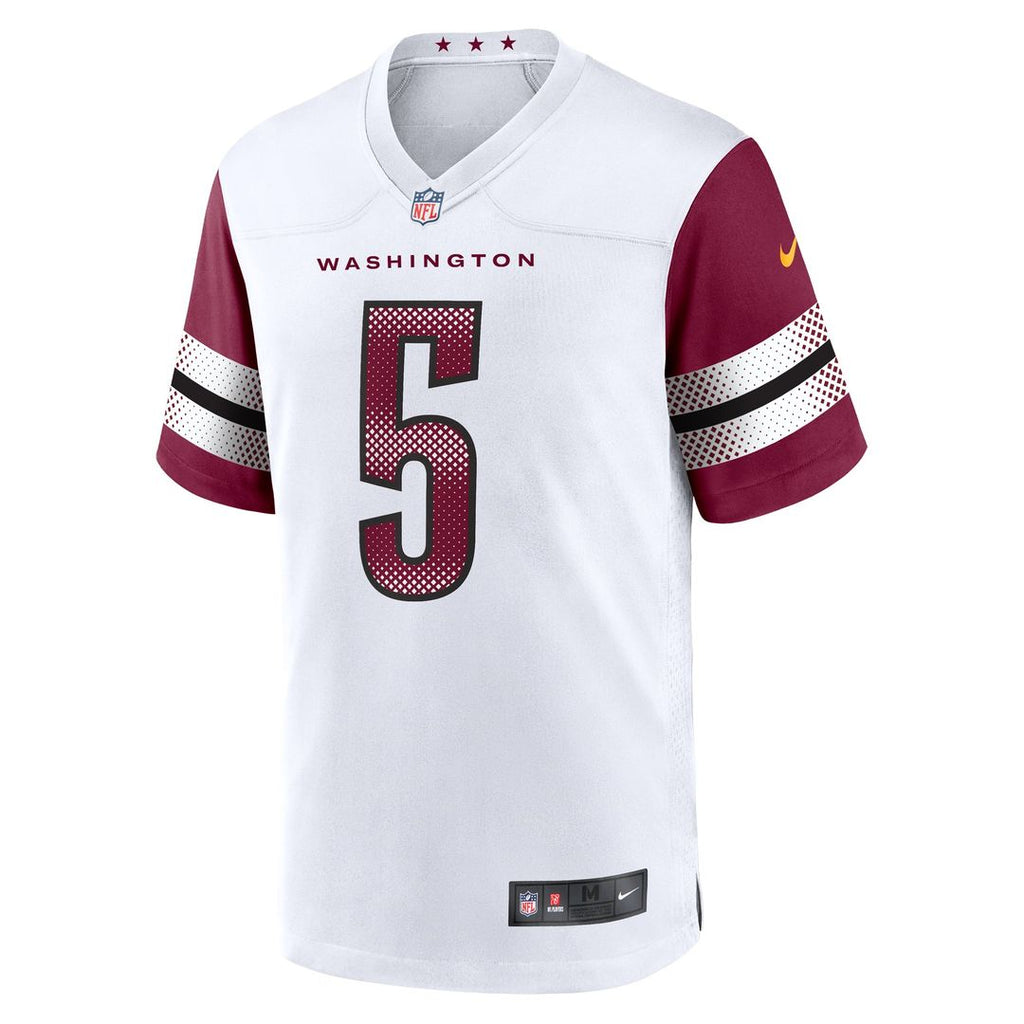 Washington Commanders Jayden Daniels Nike Black Alternate Game Player Jersey