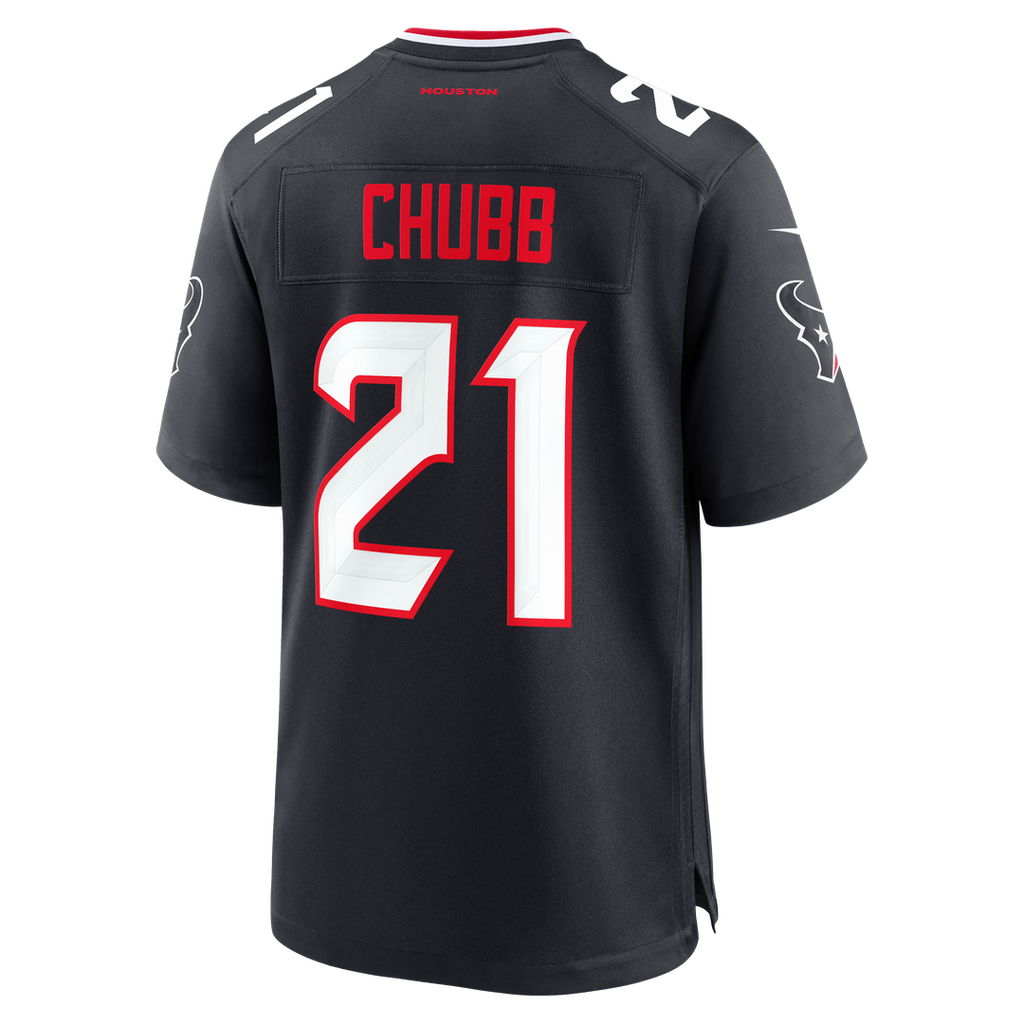 Houston Texans Nick Chubb Nike Navy Team Game Jersey