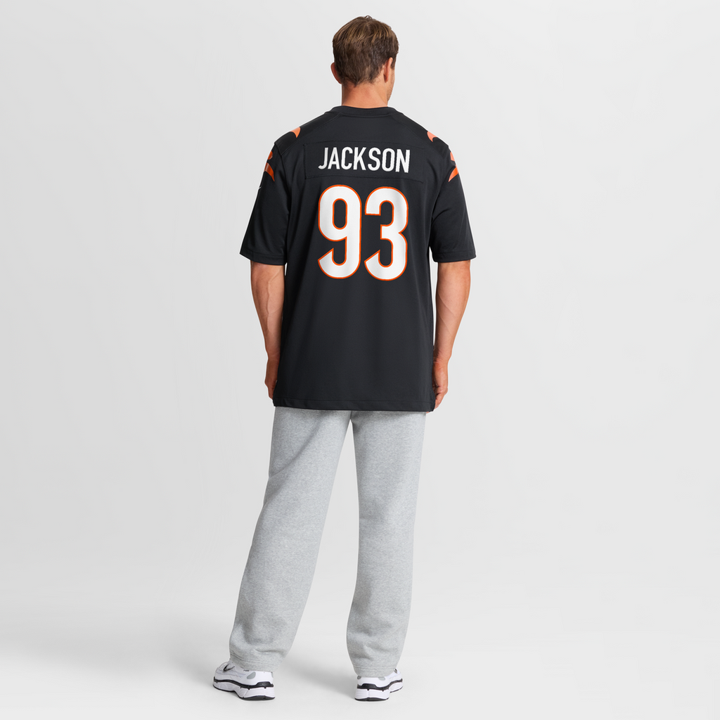 Cincinnati Bengals McKinnley Jackson Nike Black Game Jersey