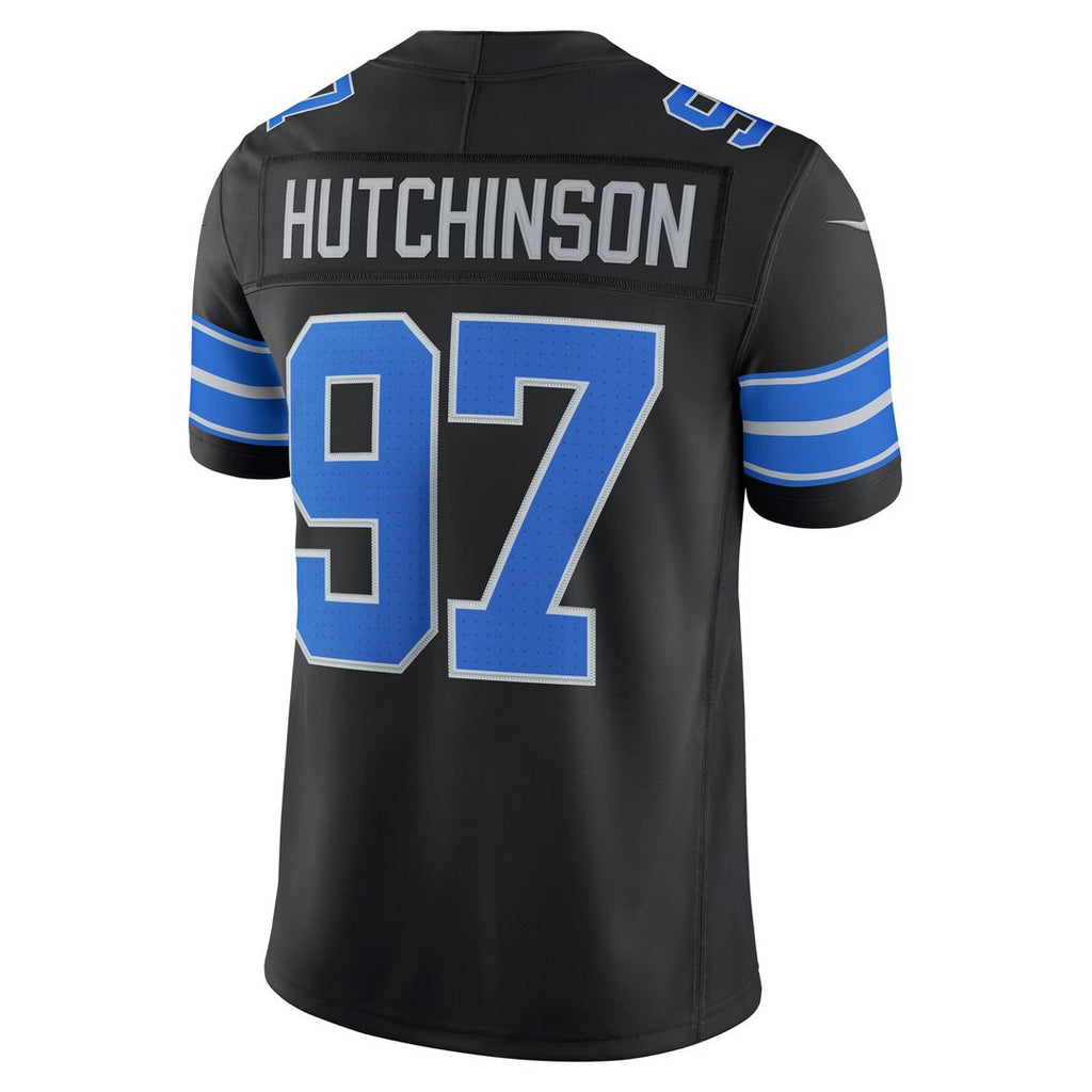 Detroit Lions Aidan Hutchinson Nike White Vapor F.U.S.E. Stitched Limited Jersey