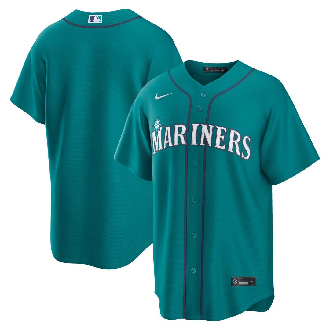 Seattle Mariners Nike Teal Alternate Replica Jersey