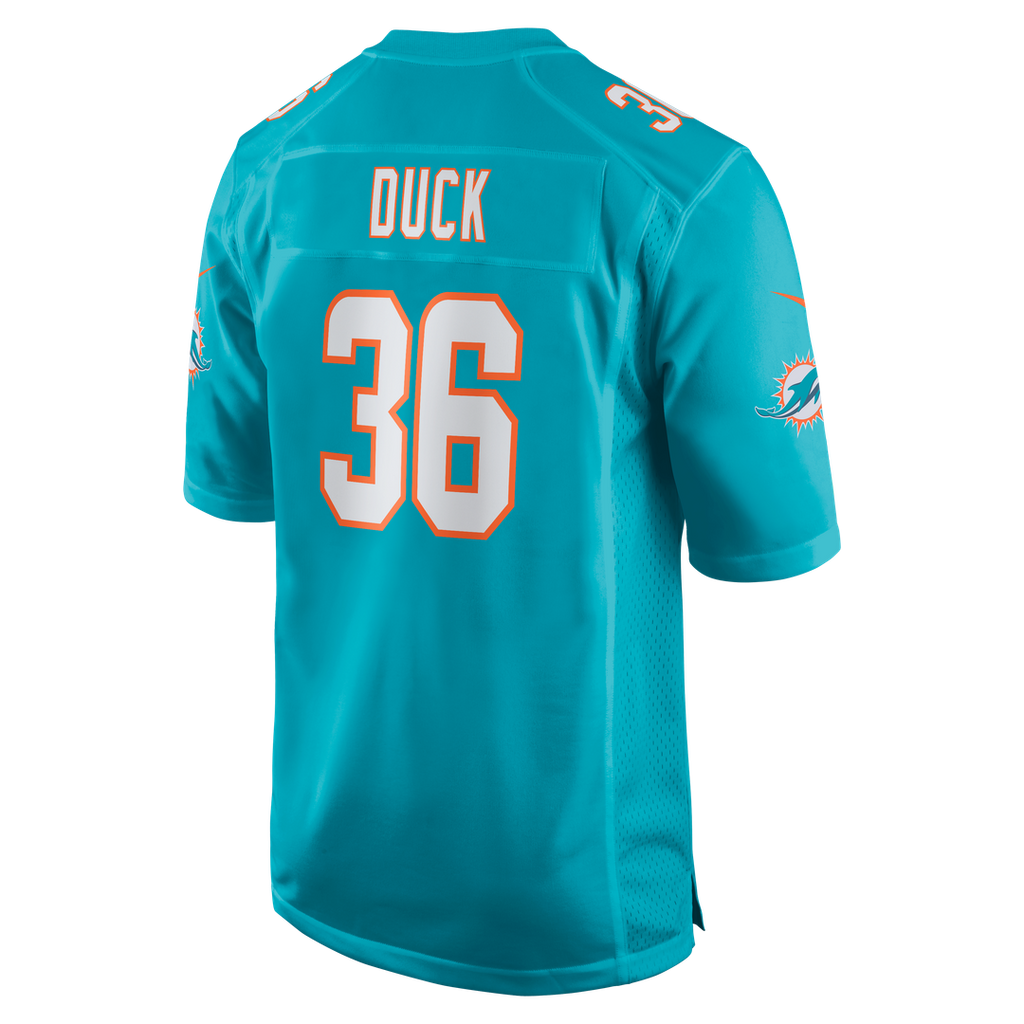 Miami Dolphins Storm Duck Nike Aqua Game Jersey