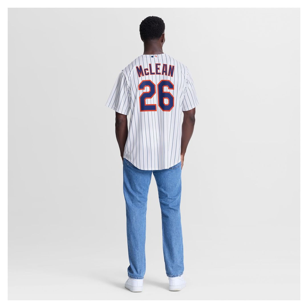 New York Mets Nolan McLean Nike White Home Replica Jersey