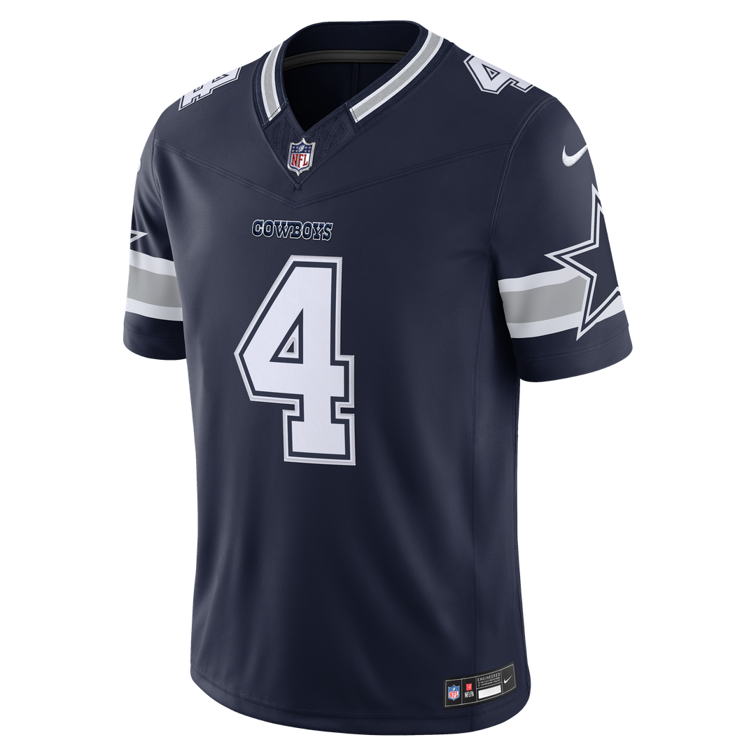 Dallas Cowboys Dak Prescott Nike White Alternate Vapor F.U.S.E. Stitched Limited Jersey
