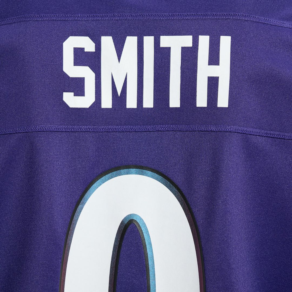 Baltimore Ravens Roquan Smith Nike Purple Team Game Jersey