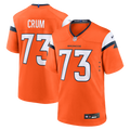Denver Broncos Frank Crum Nike Orange Team Game Jersey