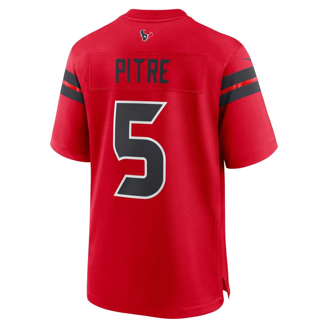 Houston Texans Jalen Pitre Nike Navy Game Jersey