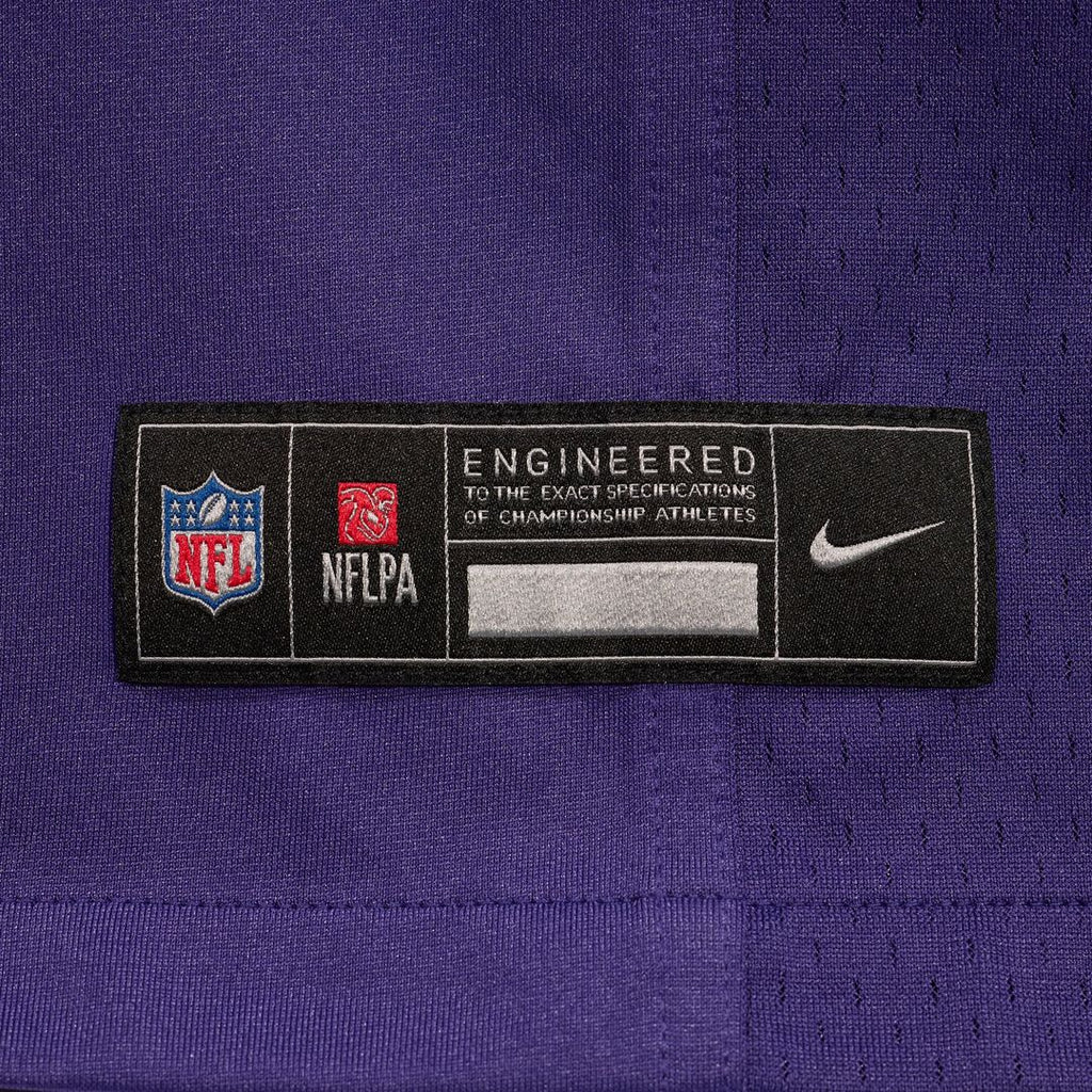 Baltimore Ravens Justice Hill Nike Purple Game Jersey