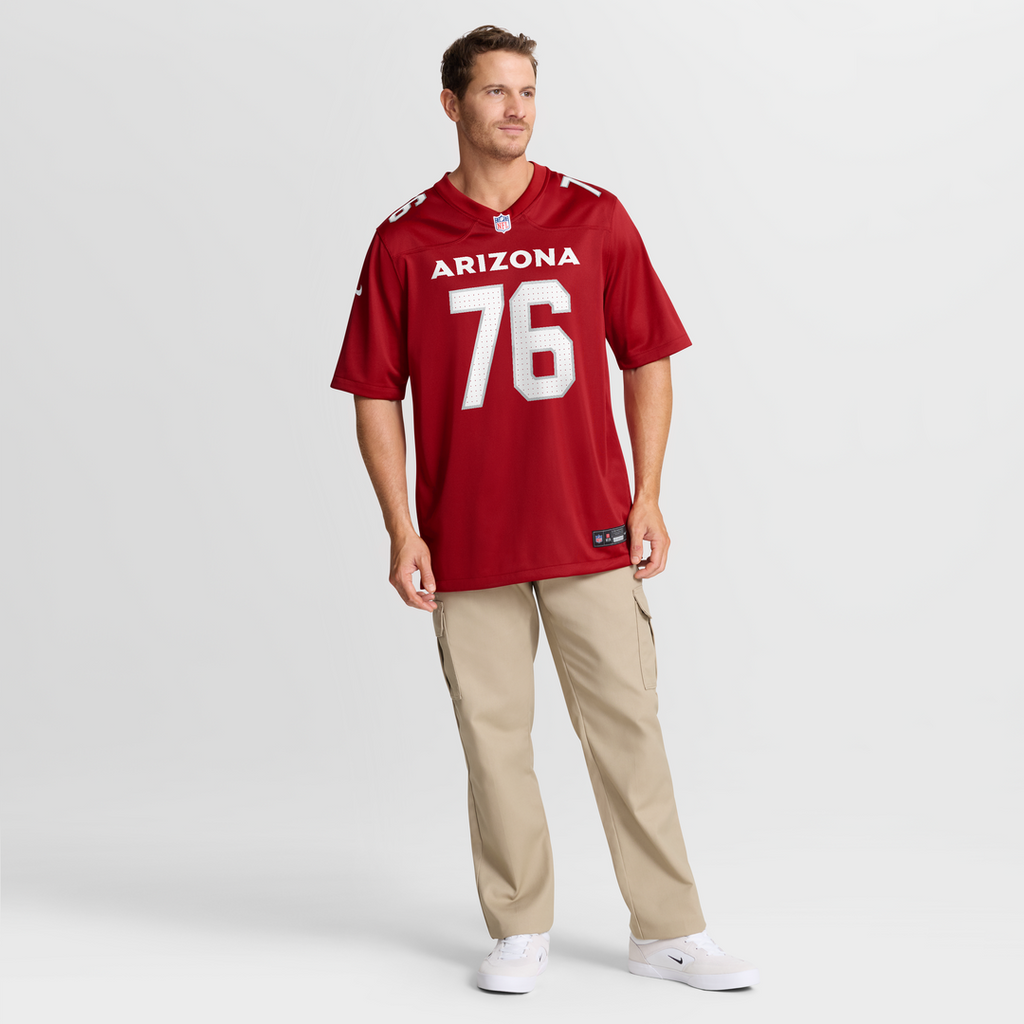 Arizona Cardinals Will Hernandez Nike Cardinal Team Game Jersey