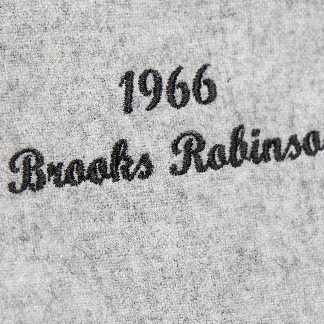 Baltimore Orioles Brooks Robinson Mitchell & Ness Gray Cooperstown Collection 1966 Authentic Jersey