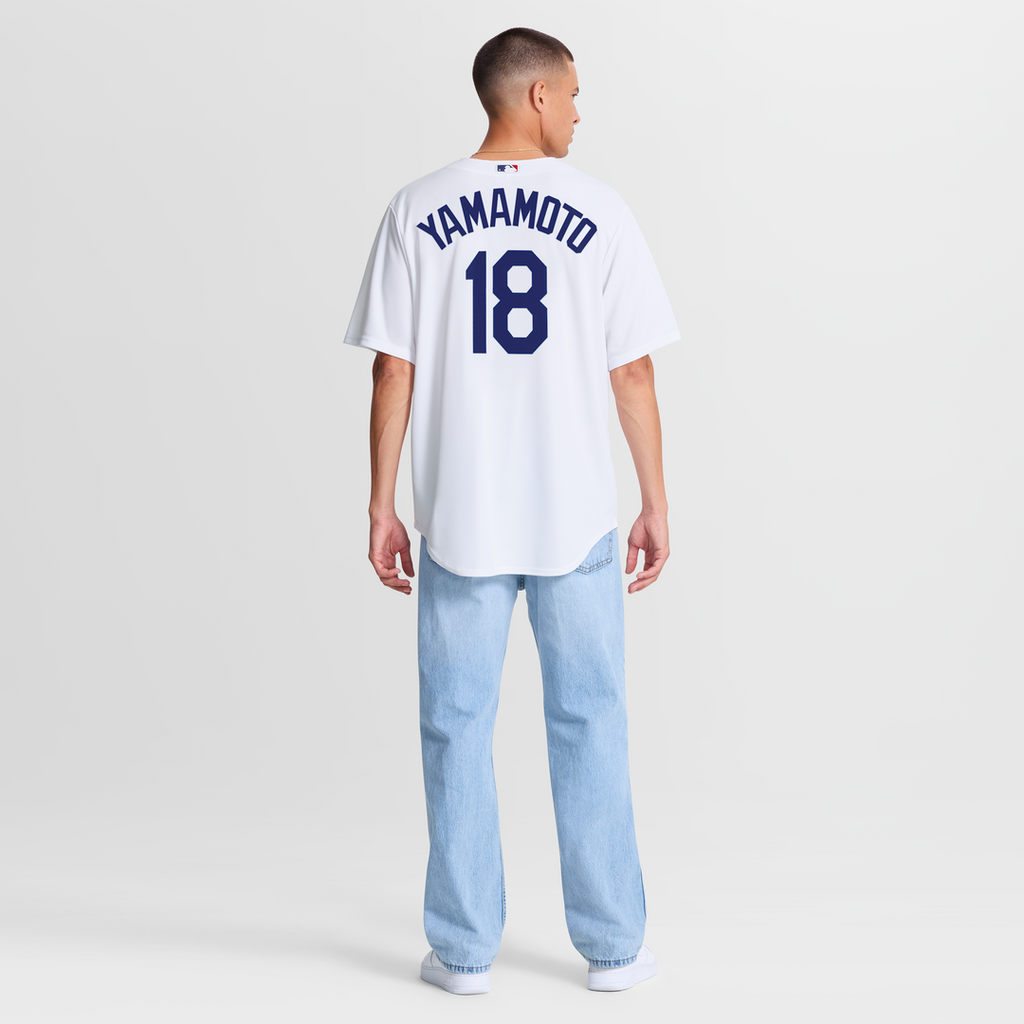 Los Angeles Dodgers Yoshinobu Yamamoto Nike White Home Replica Jersey