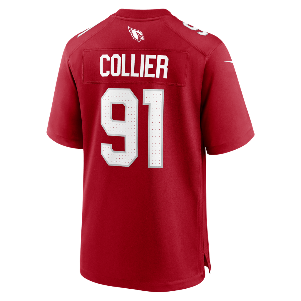 Arizona Cardinals L.J. Collier Nike Cardinal Team Game Jersey