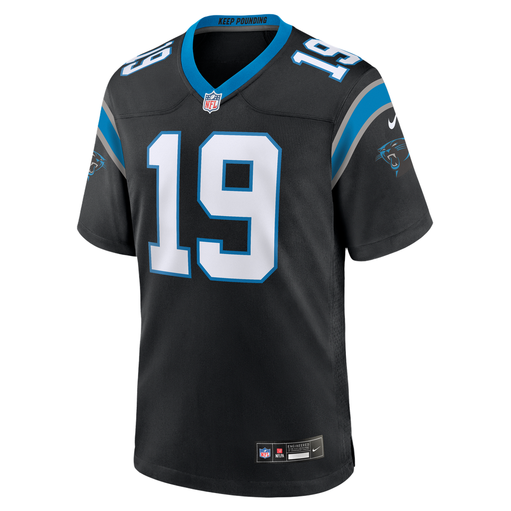 Carolina Panthers Chris Brazzell II Nike Black Team Game Jersey