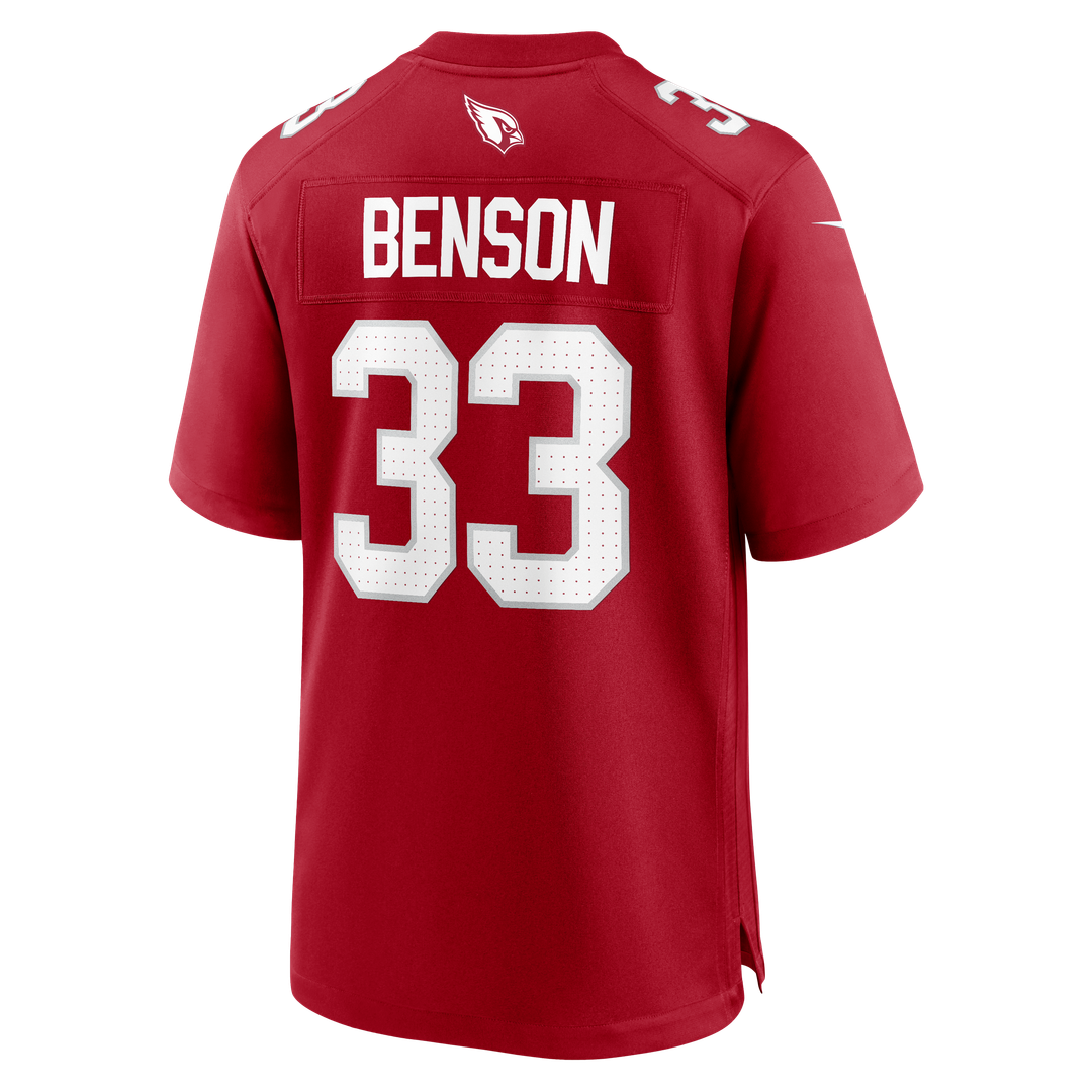 Arizona Cardinals Trey Benson Nike Cardinal Team Game Jersey