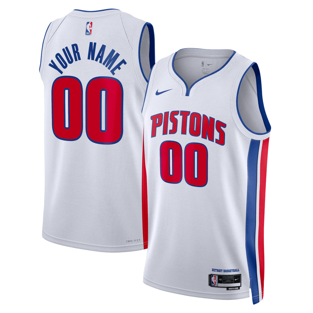Detroit Pistons Nike Association Swingman Jersey - Custom - Unisex