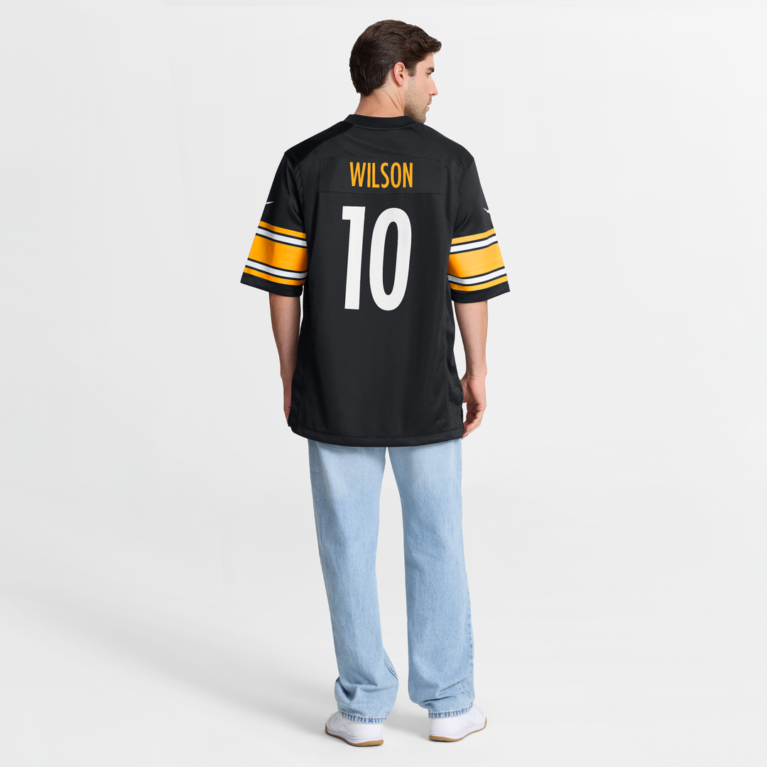 Pittsburgh Steelers Roman Wilson Nike Black Game Player Jersey
